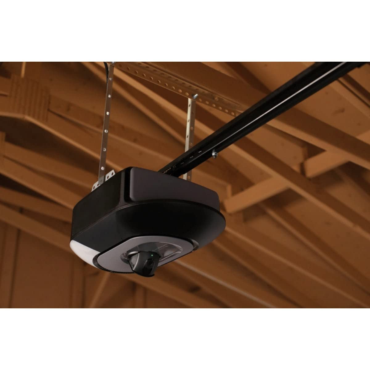 Chamberlain B4643T Smart Built in Camera-myQ Smartphone Controlled-Ultra Quiet, Strong Belt Drive, Blue Garage Door Opener