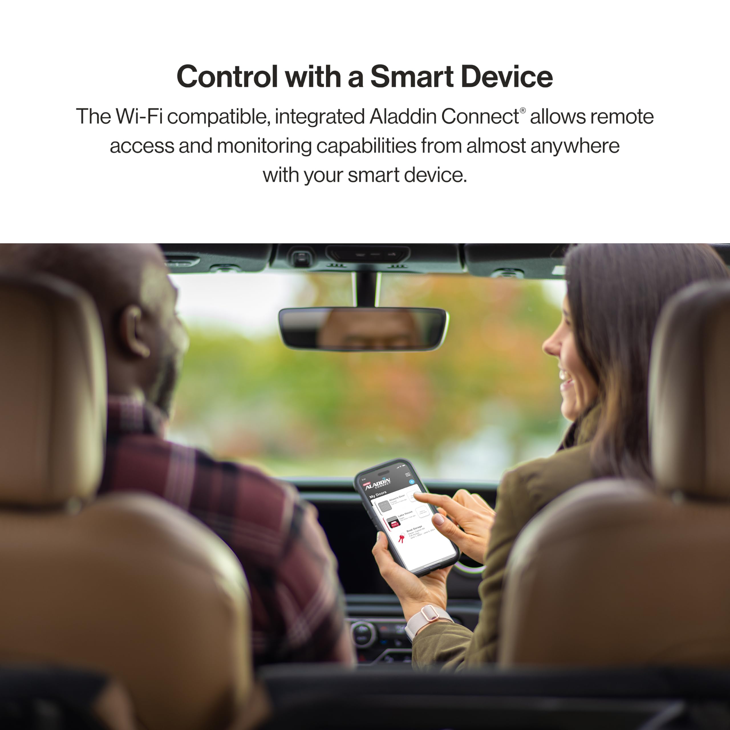 Genie QuietLift Connect – WiFi Smart Garage Door Opener with Added Wireless Keypad, ¾ HPC Smart Belt Drive – Compatible with Alexa and Google Assistant, Model 3053-TKV